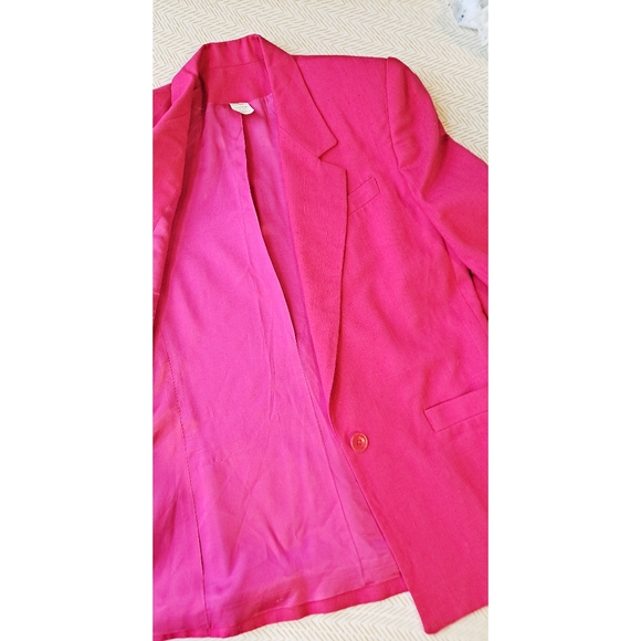 Vintage Fuscia Pink Blazer - Picture 6 of 6